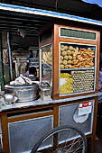 Tents serving all kinds of local cuisine in Malioboro street Yogyakarta. 